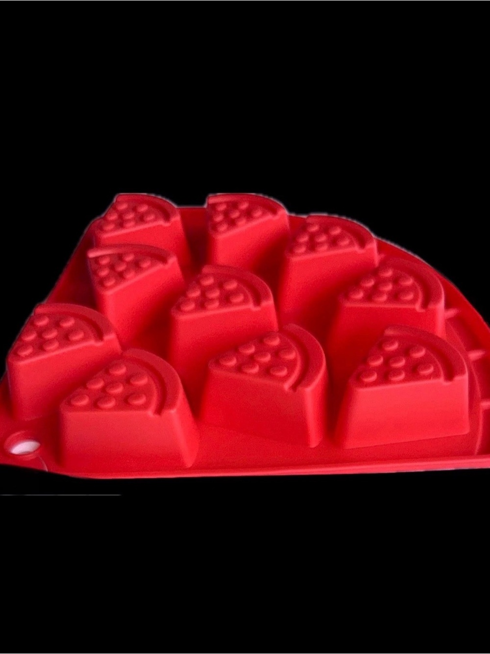 4 COUNT Watermelon Shaped Ice Cube Jello Mold Trays